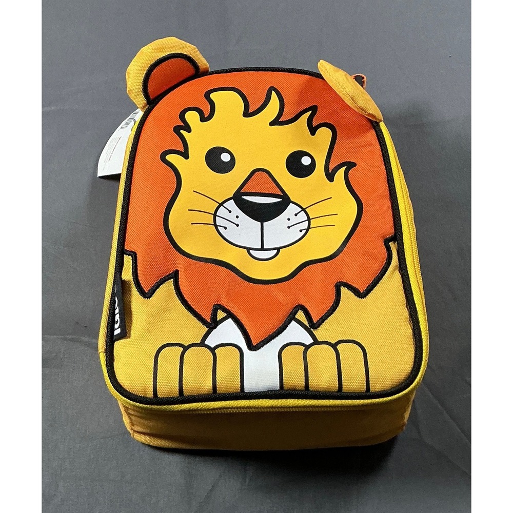 Igloo Lunch‎ Animals Lion Insulated Lunch Bag Yellow Orange School Cooler New